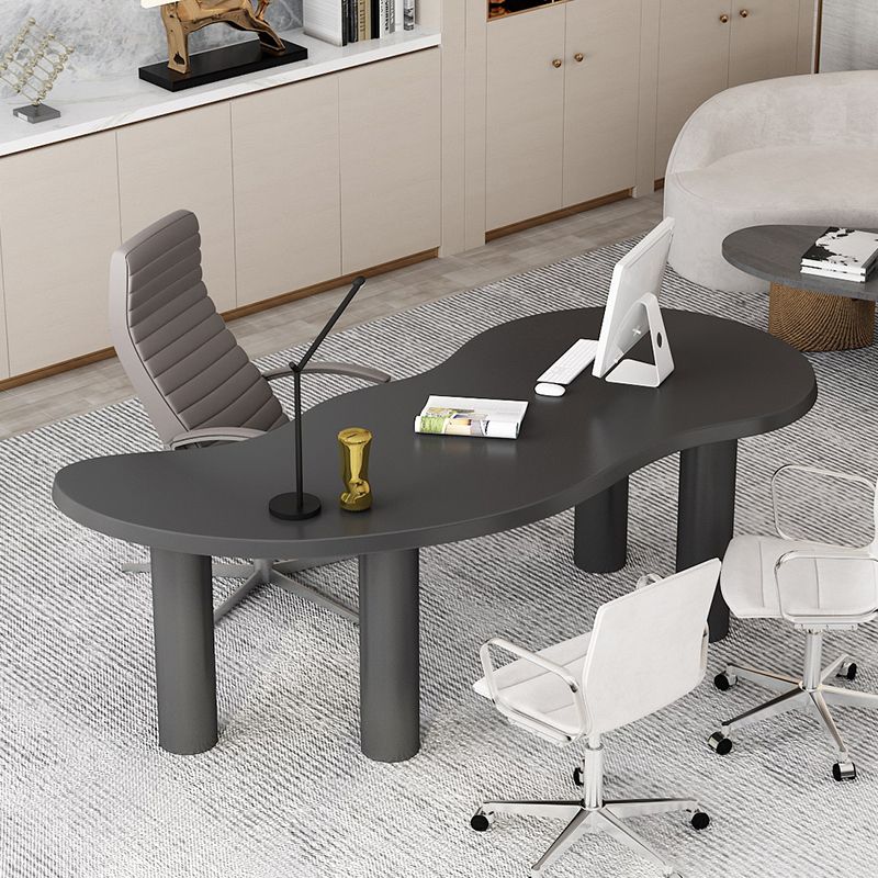 Nordic Solid Wood Table for Restaurant Unique Shape Table with 4 Legs Clearhalo 'Dining Tables & Seating' 'Dining Tables' 'dining_table' 'furn' 'furn_dining_table' 'Furniture' 'furniture_dining_table' 'Kitchen & Dining Furniture' 'kitchen' 'kitchen_dining_table' 1200x1200_c45fc0f0-b3b6-4e6b-98d0-b42366319fda