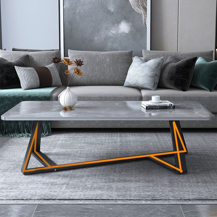 Couchtisch mit gekreuzten Beinen, moderner Couchtisch aus Holz für das Wohnzimmer