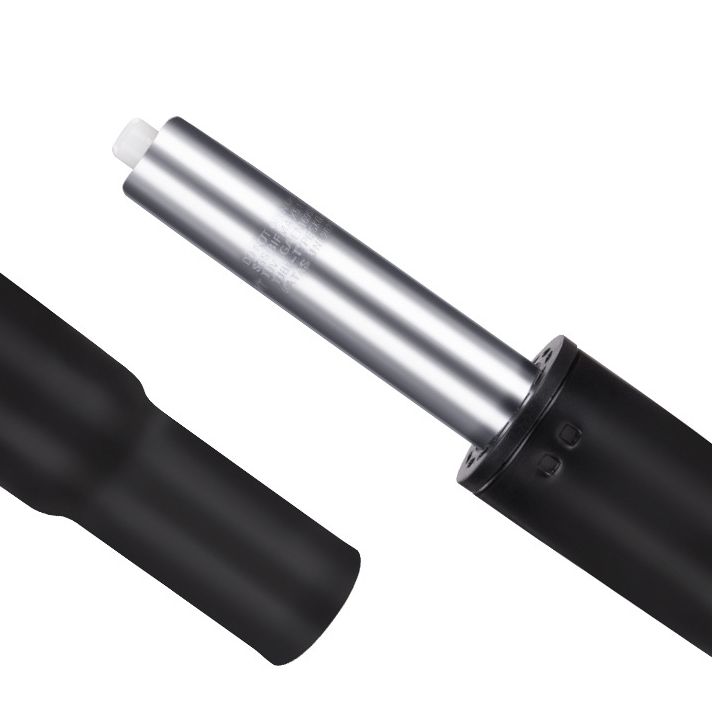 Silla moderna con brazo y ruedas, silla de escritorio con respaldo medio en color negro de microfibra