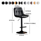 Modern Metal Barstool Faux Leather Footrest Stool Adjustable Height in Matte Finish Clearhalo 'Bar Furniture' 'Bar Stools' 'bar_stools' 'furn' 'furn_bar_stools' 'Furniture' 'Kitchen & Dining Furniture' 1200x1200_c462bca1-0862-47d6-b8b4-8cd3eccfbbd1