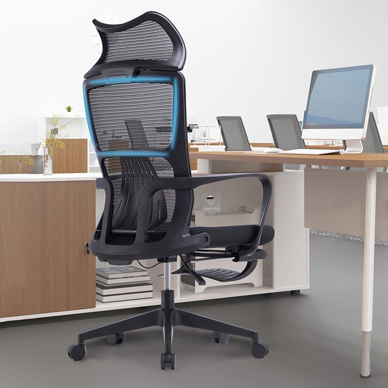 Contemporary Desk Chair Breathable AirGrid Mid-Back Office Chair Clearhalo 'furn' 'furn_office_chair' 'Furniture' 'Office Chairs' 'Office Furniture' 'office_chair' 1200x1200_c4669376-6a39-47f0-af92-17d0e248aeac
