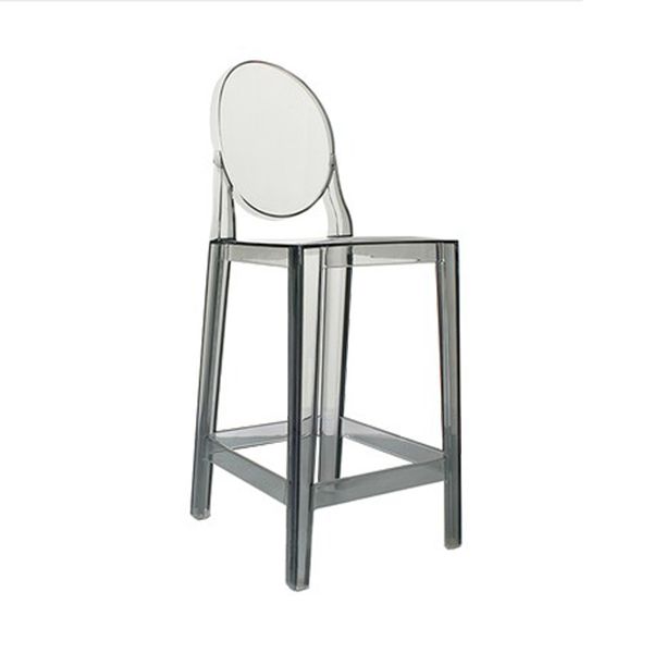 26-inch Height Barstool Modern Indoor Transparent Plastic Bar Stool Clearhalo 'Bar Furniture' 'Bar Stools' 'bar_stools' 'furn' 'furn_bar_stools' 'furniture_bar_stools' 'Kitchen & Dining Furniture' 'kitchen&dining_furn' 'kitchen' 'kitchen_furn' Furniture' 1200x1200_c4695c31-659a-4773-9ceb-0c3c9456bf06
