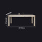 Luxury Sintered Stone Dining Table 4 Legs Base Scratch Resistant Rectangle Table for Home Clearhalo ' dining_table' 'Dining Tables & Seating' 'Dining Tables' 'furn' 'furn_dining_table' 'Furniture' 'furniture_dining_table' 'Kitchen & Dining Furniture' 'kitchen&dining_furn' 'kitchen' 'kitchen_dining_table' 1200x1200_c46d24a0-3cf5-47ce-b02b-642147e252f1