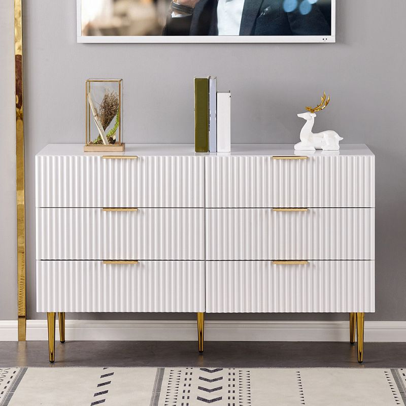 Classic Glam Storage Chest Manufactured Wood Dresser with 2/3/4/5/6 Drawers Clearhalo 'Bedroom Furniture' 'Dressers & Chests' 'dressers_chests' 'furn' 'furn_dressers_chests' 'Furniture' 1200x1200_c4719636-0656-4a7b-a292-42ef9066b261