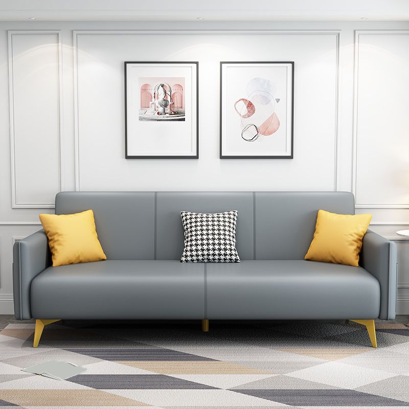 現代の正方形のアームリビングルームファブリックステーショナルシート