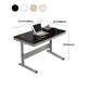 Contemporary Style Standing Desk Converter Metal Trestle Base Desk for Office Clearhalo 'furn' 'furn_office_desk' 'Furniture' 'Office Desks' 'Office Furniture' 'office_desk' 1200x1200_c4756630-5861-4b1f-8091-f6119f0a210d