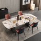 Contemporary Sintered Stone Table Rectangle Table Set 1/3/4/5 Pieces Dining Set Clearhalo 'Dining Room Sets' 'Dining Tables & Seating' 'dining_room_set' 'furn' 'furn_dining_room_set' 'Furniture' 'Kitchen & Dining Furniture' 1200x1200_c47814b8-6afd-41d2-bad9-6c1ef718ca60