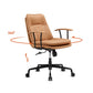 Contemporary Arm Chair Fixed Arms Adjustable Seat Height Leather Office Chair Clearhalo 'furn' 'furn_office_chair' 'Furniture' 'Office Chairs' 'Office Furniture' 'office_chair' 1200x1200_c4790e97-7b6b-4bf5-9341-ced149def764
