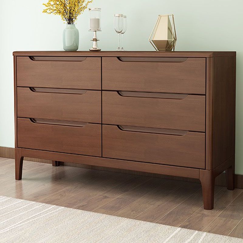 American Traditional Dresser Solid Wood Storage Chest with 5/6 Drawers Clearhalo 'Bedroom Furniture' 'Dressers & Chests' 'dressers_chests' 'furn' 'furn_dressers_chests' 'Furniture' 1200x1200_c47a9fb6-6b8c-44f9-bde0-30a94d57e9c4