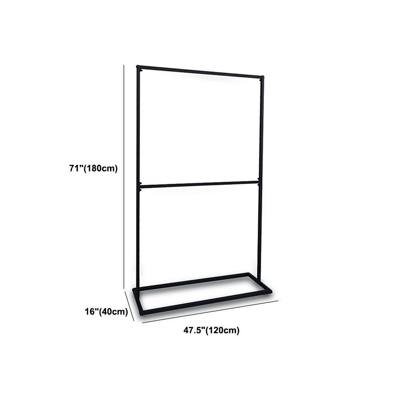 Hall per albero di metallo contemporaneo Hang Bid Lever Hall in nero