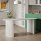 Metal Modern Oval Dining Table White Sintered Stone Table for Dining Room and Kitchen Clearhalo ' dining_table' 'Dining Tables & Seating' 'Dining Tables' 'Furniture' 'furniture_dining_table' 'Kitchen & Dining Furniture' 'kitchen&dining_furn' 'kitchen' 'kitchen_dining_table' 1200x1200_c47be6a3-acb1-43b4-85eb-0de2af367665