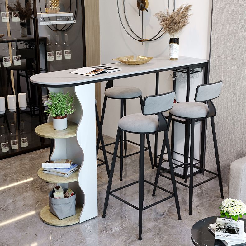 Tavolo da pranzo in pietra in pietra bianca tavolo da pranzo tradizionale bar di lusso con base a slitta