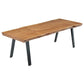 Rectangle Shape 4 Legs Industrial Dining Table Wood Color Fixed Table of Solid Wood Clearhalo ' dining_table' 'Dining Tables & Seating' 'Dining Tables' 'furn' 'furn_dining_table' 'Furniture' 'furniture_dining_table' 'Kitchen & Dining Furniture' 'kitchen&dining_furn' 'kitchen' 'kitchen_dining_table' 1200x1200_c47f5d8d-76dc-4f4a-a201-bd6d321f377e