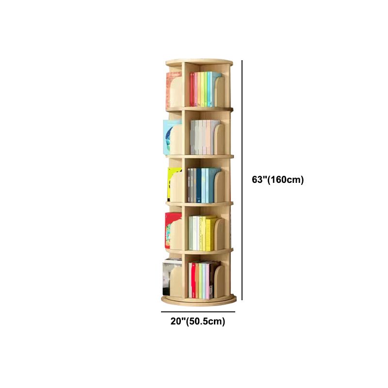 Scandinavian Style Bookshelf Closed Back Solid Wood Bookcase for Home Office Study Room Clearhalo 'Bookcases' 'furn' 'furn_bookcases' 'Furniture' 'furniture_bookcases' 'kitchen' 'kitchen_bookcases' 'Living Room Furniture' 'Office Furniture' 1200x1200_c47f6810-858a-4b56-8d64-7af29e07f23f