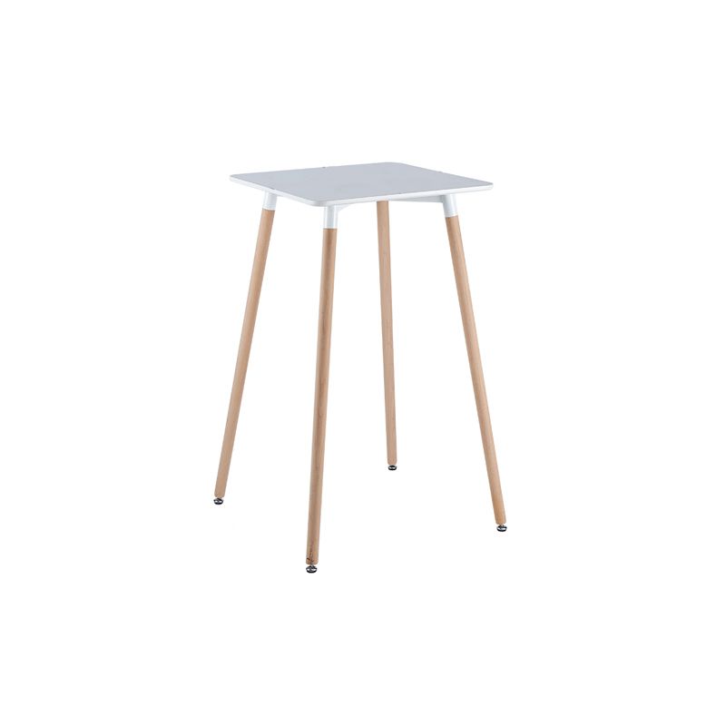 Industrial Square Bar Counter Table Dining Wooden Counter Table for Restaurant Clearhalo 'Bar Furniture' 'Bar Tables' 'bar_tables' 'furn' 'furn_bar_tables' 'Furniture' 'furniture_bar_tables' 'Kitchen & Dining Furniture' 1200x1200_c47fb868-538e-4024-93ff-efc2399540f3