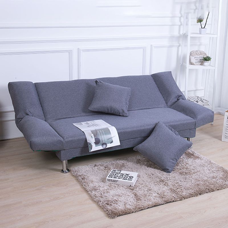 リネンコンテンポラリーアームレスコンバーチブルソファ折りたたみ式ソファー用のソファ