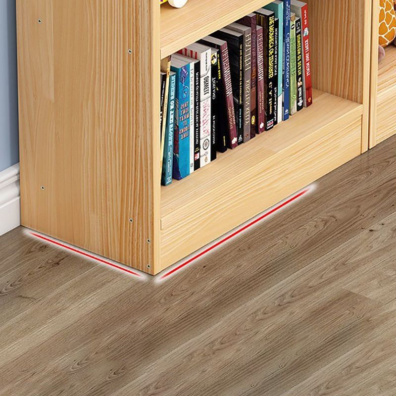 Modern Floor Vertical Bookshelf Brown Closed Back Wooden Shelf Bookcase for Bedroom Clearhalo 'Bookcases' 'furn' 'furn_bookcases' 'Furniture' 'Office Furniture' 1200x1200_c4805bae-468b-4b94-9de3-2e9f698a6c82