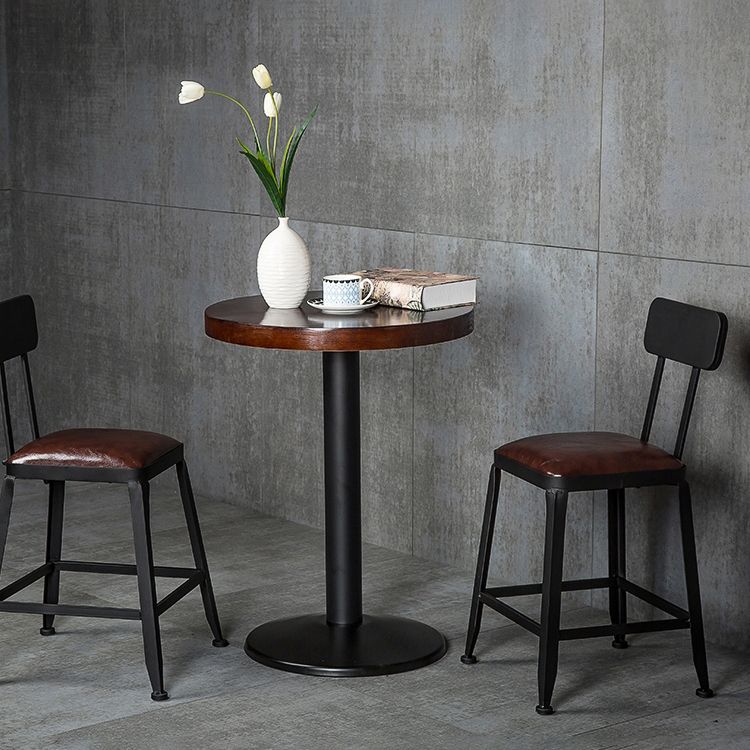 Industrial Footrest Armless Barstool Leather Stackable Coffee Shop Stool Clearhalo 'Bar Furniture' 'Bar Stools' 'bar_stools' 'furn' 'furn_bar_stools' 'Furniture' 'furniture_bar_stools' 'Kitchen & Dining Furniture' 1200x1200_c480967a-020f-4cbb-be6e-2ff7d56d7dd2