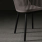 Contemporary Slat Back Arm Chair Matte Finish Metal Chair for Patio Clearhalo ' kitchen&dining_furn' 'Dining Chairs' 'Dining Tables & Seating' 'dining_chair' 'furn' 'furn_dining_chair' 'Furniture' 'furniture_dining_chair' 'Kitchen & Dining Furniture' 'kitchen' 1200x1200_c4812c58-f44f-4bf8-a0f4-72f176242e88