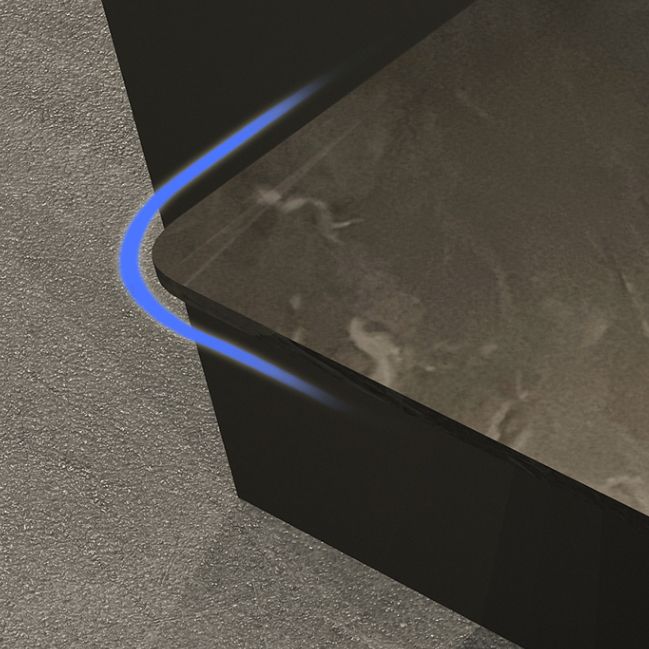 Modern Rectangular Console Table Stone Console Sofa Table in Grey Clearhalo 'Console Tables' 'console_tables' 'Entry & Mudroom Furniture' 'furn' 'furn_console_tables' 'Furniture' 1200x1200_c48494c6-75ea-4b8e-a882-42f989173f57