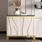 Hedendaagse stijl Credenza Stone Dining Buffet met kasten