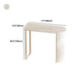 Modern White Marble Table Specialty Double Pedestal Table - 40.55" H Clearhalo 'Bar Furniture' 'Bar Tables' 'bar_tables' 'Furniture' 'furniture_bar_tables' 'Kitchen & Dining Furniture' 1200x1200_c486fda0-4251-4b07-a3cd-0d694c37bb2d