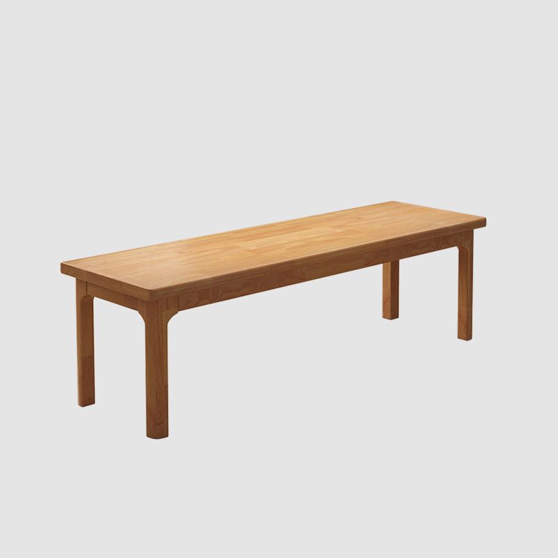 Modern Rectangle Bench with Legs Solid Color Bench for Kitchen Clearhalo 'Benches' 'Chairs & Seating' 'furn' 'furn_benches' 'Furniture' 'Living Room Furniture' 1200x1200_c4877d1d-6905-44e3-8534-0659b2b4edb1