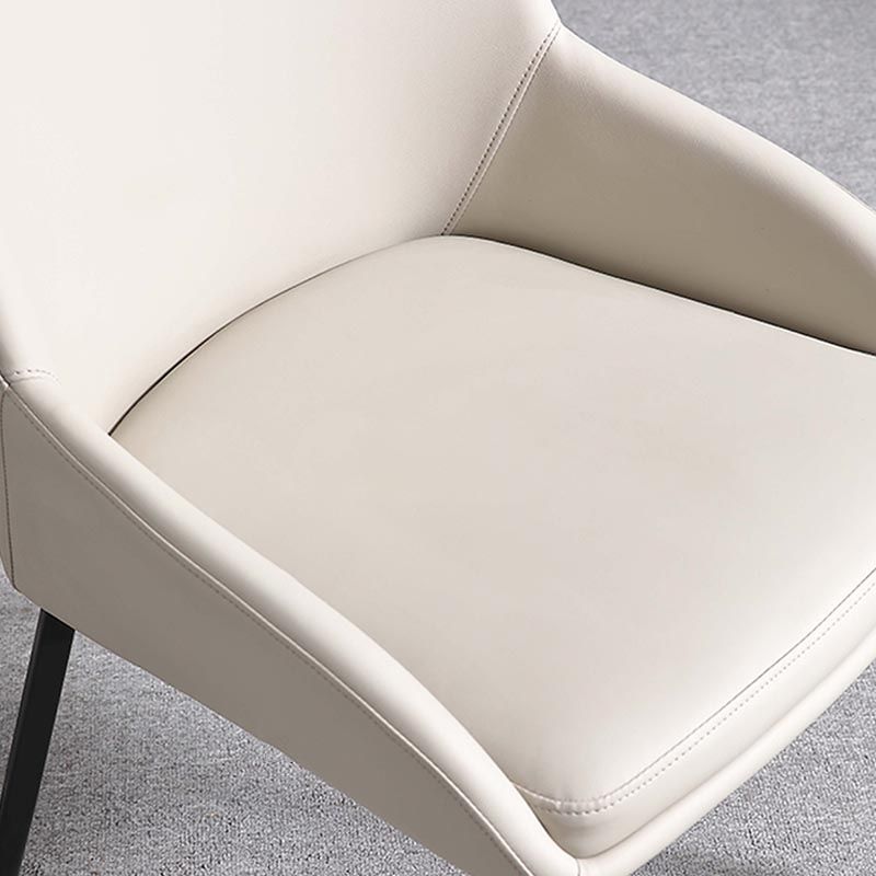 Modern Style Chairs Dining Arm Chairs with Metal Legs for Kitchen Clearhalo 'Dining Chairs' 'Dining Tables & Seating' 'dining_chair' 'furn' 'furn_dining_chair' 'Furniture' 'Kitchen & Dining Furniture' 1200x1200_c4879bf7-75b0-417f-a50b-3d854adcd254