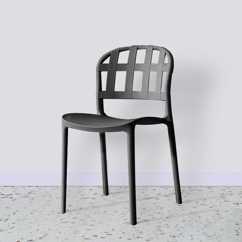 Plastic Armless Dining Chairs Scandinavian Style Home Dining Side Chair Clearhalo 'Dining Chairs' 'Dining Tables & Seating' 'dining_chair' 'furn' 'furn_dining_chair' 'Furniture' 'Kitchen & Dining Furniture' 1200x1200_c48d45ee-5bc7-46ef-a823-735a0ebdbd7a