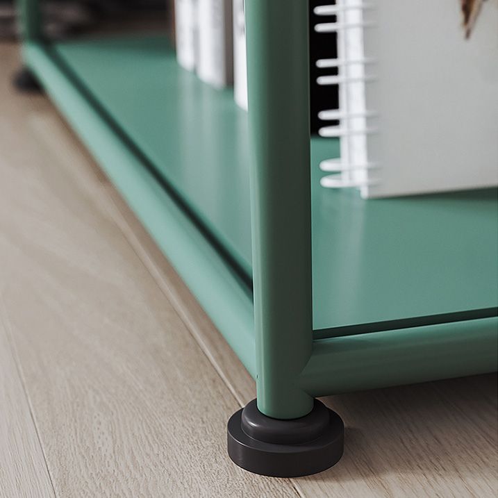 Industrial Iron Geometric Bookshelf Closed Back Vertical Bookshelf,18.1"L x 11.8"W x 59"H Clearhalo 'Bookcases' 'furn' 'furn_bookcases' 'Furniture' 'furniture_bookcases' 'kitchen' 'kitchen_bookcases' 'Living Room Furniture' 'Office Furniture' 1200x1200_c48fae02-77c6-47dd-856b-05df5fb1a6e4