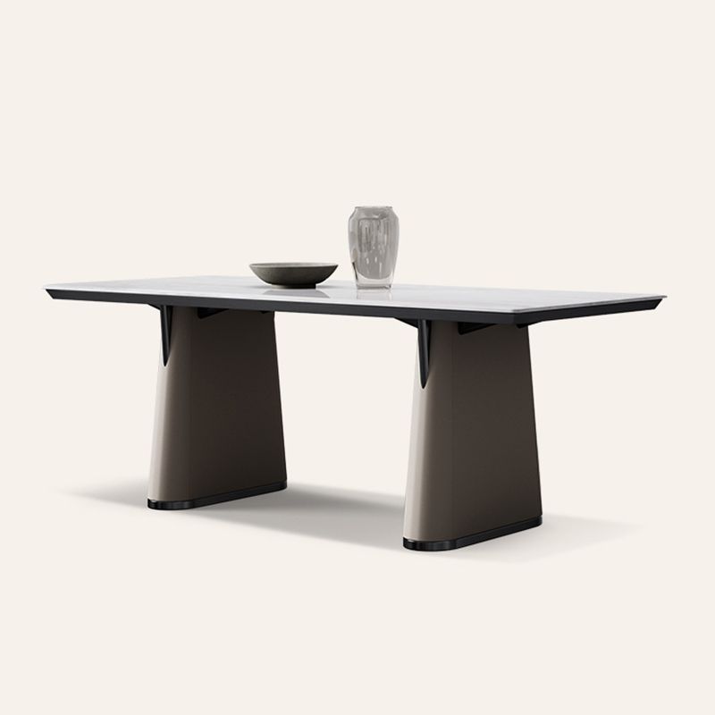 1/5/7 pezzi set da pranzo in pietra bianca moderna per casa