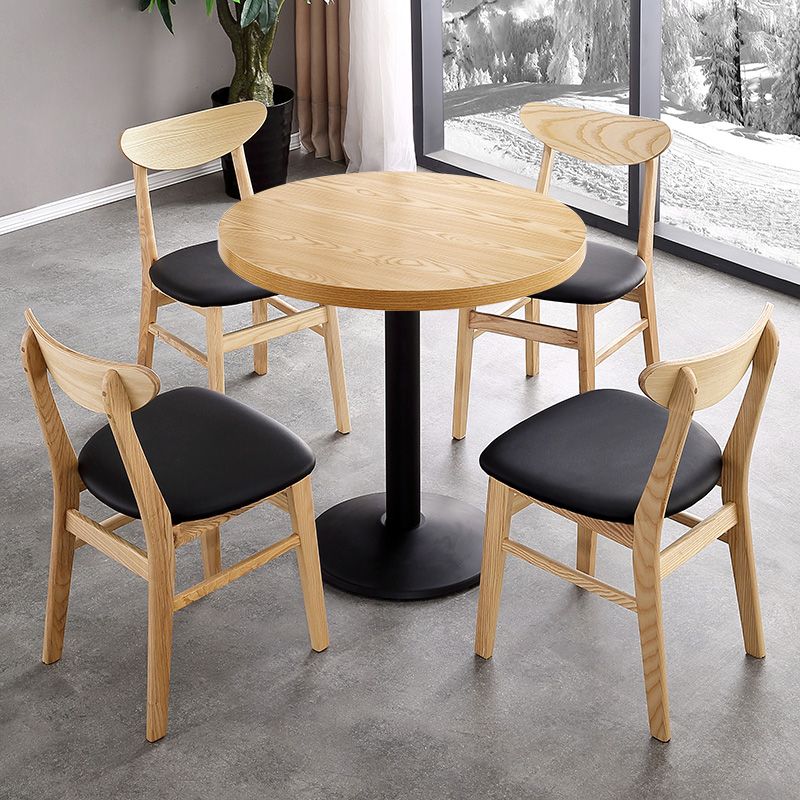 Industrial Style Dining Table Wood Dining Table with Metal Base for Dinning Room Clearhalo ' dining_table' 'Dining Tables & Seating' 'Dining Tables' 'furn' 'furn_dining_table' 'Furniture' 'furniture_dining_table' 'Kitchen & Dining Furniture' 'kitchen&dining_furn' 'kitchen' 'kitchen_dining_table' 1200x1200_c490c3ab-283d-490f-b57e-64bca913949b