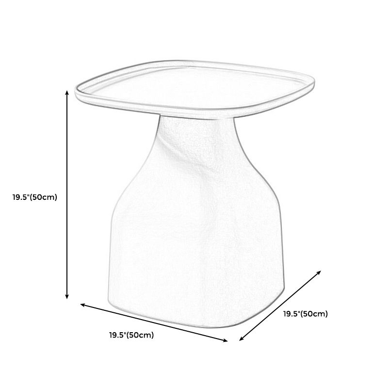 1 Single Modern Plastic Round Coffee Table Pedestal Cocktail Table Clearhalo 'Coffee & Accent Tables' 'Coffee Tables' 'coffee_tables' 'furn' 'furn_coffee_tables' 'Furniture' 'furniture_coffee_tables' 'Living Room Furniture' 1200x1200_c491ef2f-31d7-4f1d-a7e4-e923deb08d2c