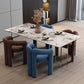 Sintered Stone Dining Table Modern Rectangle Dining Table with Acrylic Base for Home Clearhalo ' dining_table' 'Dining Tables & Seating' 'Dining Tables' 'furn' 'furn_dining_table' 'Furniture' 'furniture_dining_table' 'Kitchen & Dining Furniture' 'kitchen&dining_furn' 'kitchen' 'kitchen_dining_table' 1200x1200_c4961104-40ea-4edf-82c7-9b350fb38781