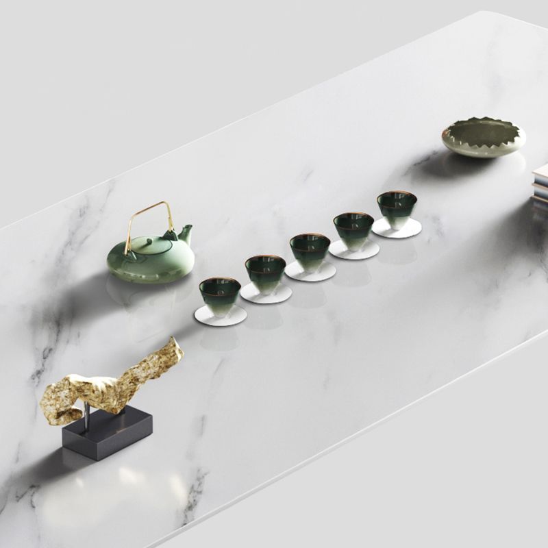 Modern Luxury Rectangle Dining Table Sintered Stone Dining Table with Trestle Base Clearhalo ' dining_table' 'Dining Tables & Seating' 'Dining Tables' 'furn' 'furn_dining_table' 'Furniture' 'furniture_dining_table' 'Kitchen & Dining Furniture' 'kitchen&dining_furn' 'kitchen' 'kitchen_dining_table' 1200x1200_c4962e43-b5ed-4641-b15c-f271117c1d70