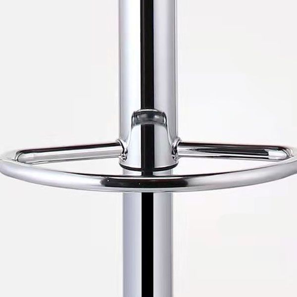 Scandinavian Metal Barstool Velvet Low Back Stool with Footrest for Bar Clearhalo 'Bar Furniture' 'Bar Stools' 'bar_stools' 'furn' 'furn_bar_stools' 'Furniture' 'Kitchen & Dining Furniture' 1200x1200_c497c29d-39a0-498b-8382-576140390675