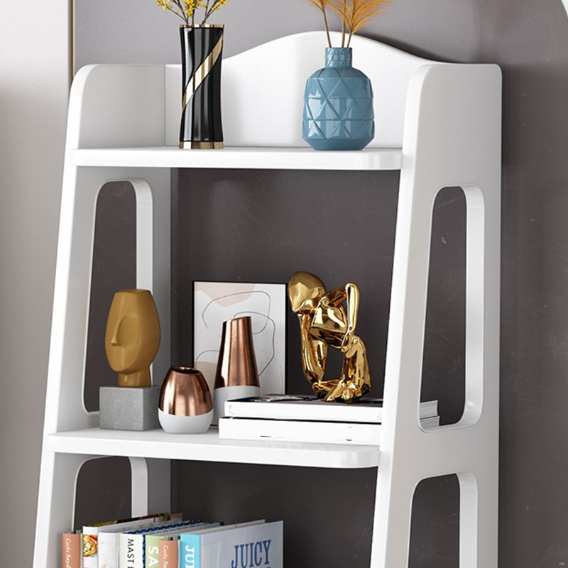 Bibliothèque en bois de bibliothèque standard à dos ouvert moderne avec tiroirs