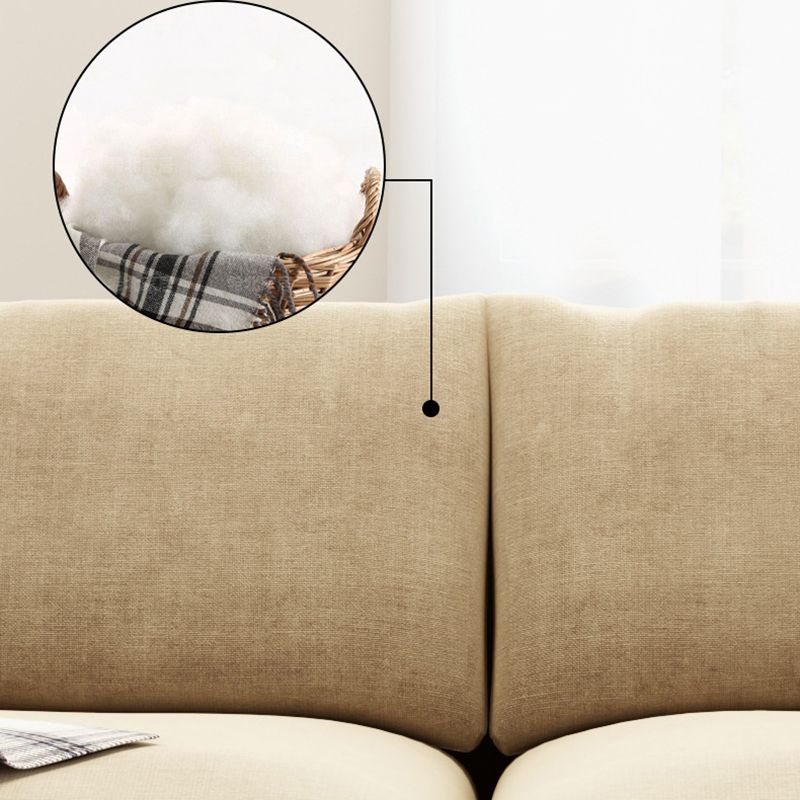 Northern European Wooden 2/3-Seater Sofa Wood Legs Square Arm Sofa Clearhalo 'furn' 'furn_sofas' 'Furniture' 'furniture_sofas' 'kitchen' 'kitchen_sofas' 'Living Room Furniture' 'Sofa' 'sofas' 1200x1200_c49d4486-e319-4e3d-9c7d-4e4984ce9a21