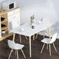Standard Height Wood Top Dining Set with 4 Light Brown Wood Legs for Dining Furniture Clearhalo 'Dining Room Sets' 'Dining Tables & Seating' 'dining_room_set' 'Furniture' 'furniture_dining_room_set' 'Kitchen & Dining Furniture' 'kitchen&dining_furn' 'kitchen' 1200x1200_c49d9cff-8eea-4a96-bc38-5fbbcb299fc4