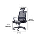 Swivel Fixed Arms Chair Breathable AirGrid Seat and Back Office Chair Clearhalo 'furn' 'furn_office_chair' 'Furniture' 'Office Chairs' 'Office Furniture' 'office_chair' 1200x1200_c49ee8c1-b44c-409f-8f69-9bb8998f5b34