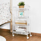 Standard Metal Bookshelf Contemporary Open Back Bookcase with Shelves