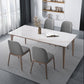 Medieval Modern Sintered Stone Dining Table Rectangle Table with Wooden 4 Legs Clearhalo 'Dining Tables & Seating' 'Dining Tables' 'dining_table' 'furn' 'furn_dining_table' 'Furniture' 'furniture_dining_table' 'Kitchen & Dining Furniture' 'kitchen' 'kitchen_dining_table' 1200x1200_c4a2c232-b684-4374-82f2-4a13bebccf0a