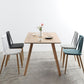 Modern Style Chair Plastic Armless Dining Chair with Metal Base