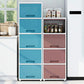 5-Door Storage Cabinet with Legs Non-Hanging Armoire for Home