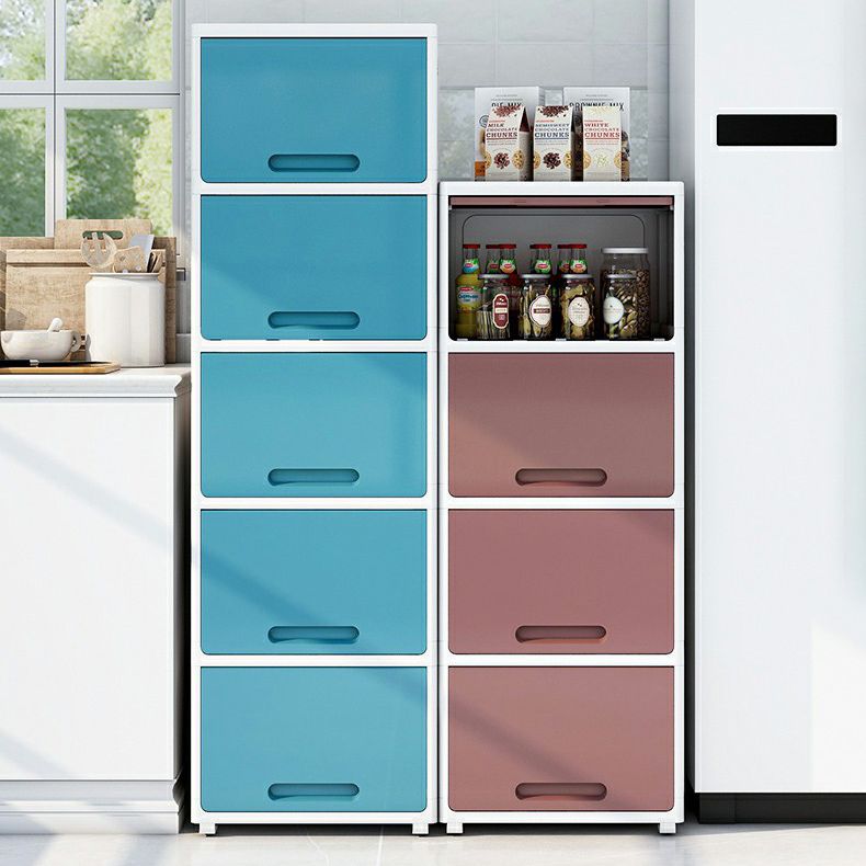 5-Door Storage Cabinet with Legs Non-Hanging Armoire for Home