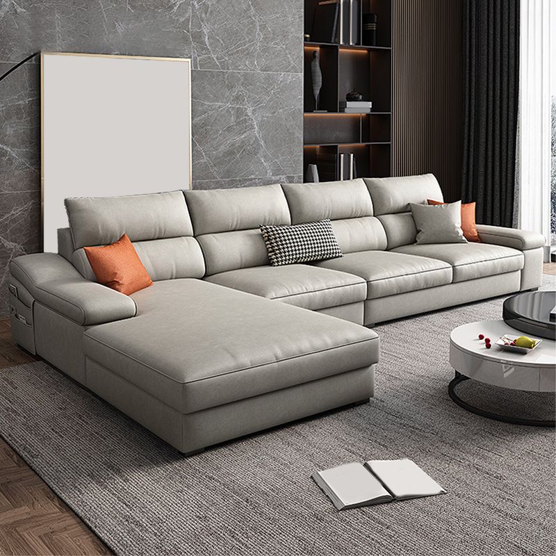 125.98"L x 68.9"W x 35.43"H Modern 5-Seat Fabric Sofa Cushion Back Sectional with Storage Clearhalo 'furn' 'furn_sectionals' 'Furniture' 'furniture_sectionals' 'Living Room Furniture' 'Sectionals' 1200x1200_c4a70ca1-d3b0-4340-aa93-a5e6f2dc4f54