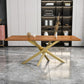 Contemporary 1/2/5 Pieces Furniture Faux Marble Rectangle Dining Chairs Set for Home