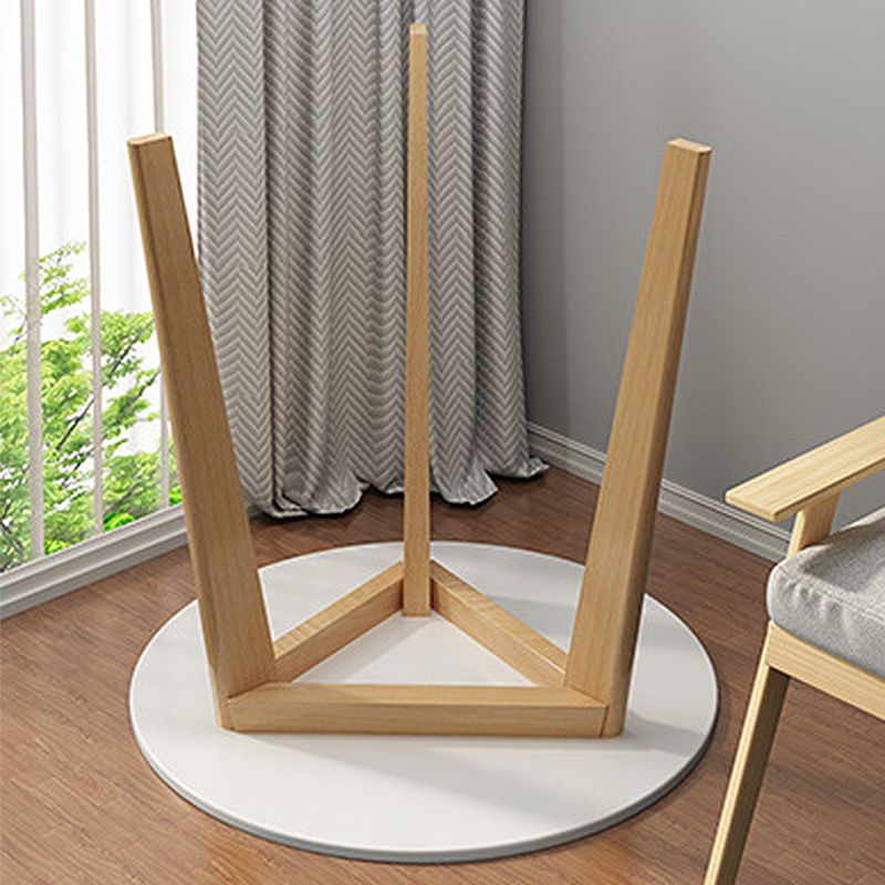 Modern Style Wooden Base Top Round Coffee Table for Apartment Clearhalo 'Coffee & Accent Tables' 'Coffee Tables' 'coffee_tables' 'furn' 'furn_coffee_tables' 'Furniture' 'furniture_coffee_tables' 'Living Room Furniture' 1200x1200_c4ac3c75-92bd-4cf8-859c-b2c033673646