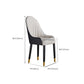 Dining Room Upholstered Chair Faux Leather Parsons Armless Chair