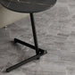 Round Slate Pedestal Side Table Modern Minimalist Side Table Clearhalo 'Coffee & Accent Tables' 'End & Side Tables' 'end_side_tables' 'furn' 'furn_end_side_tables' 'Furniture' 'Living Room Furniture' 1200x1200_c4aeea2d-46f7-4b65-89a2-30d05e2166ec